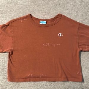 Champion Logo Crop Top